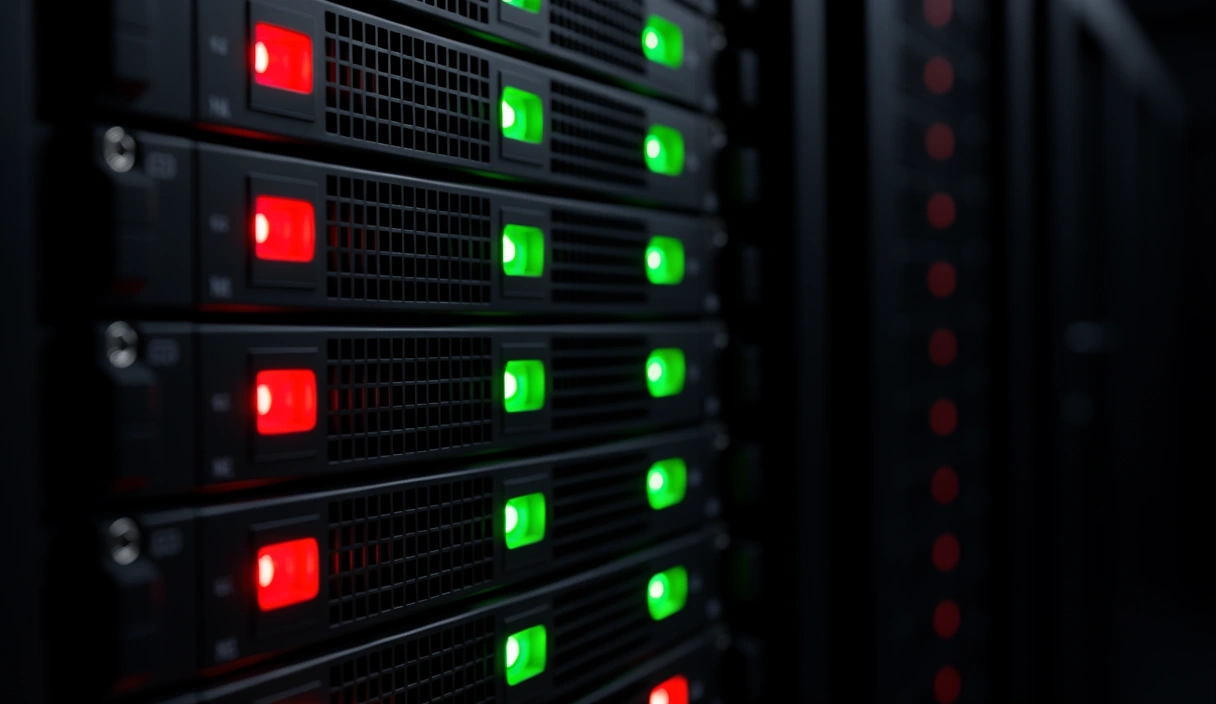 Server hardware indicators in a controlled environment